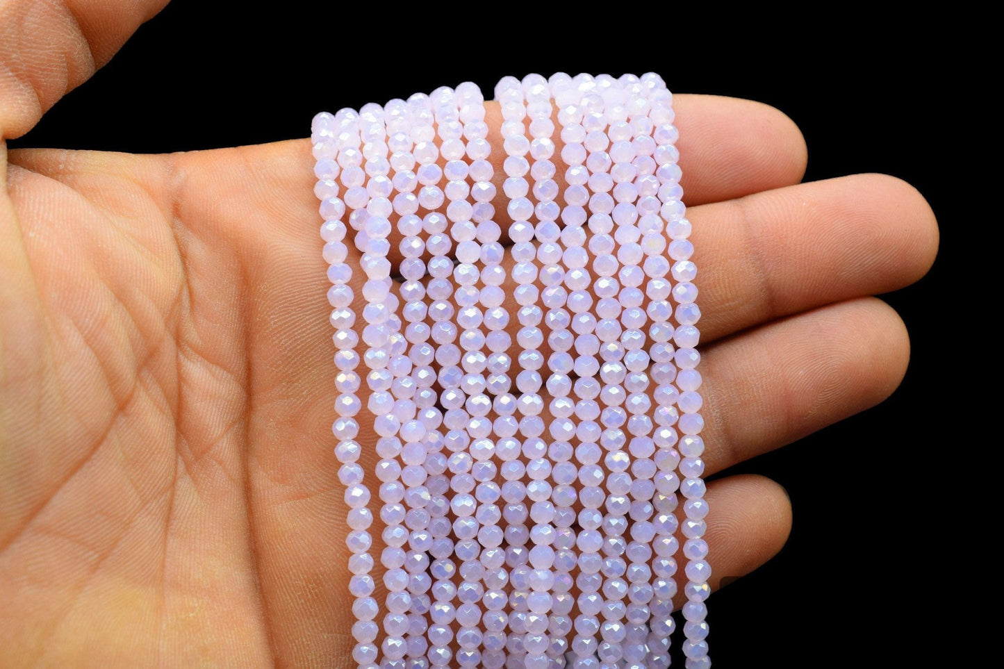 Rose Quartz Faceted Beads/Loose Gesmstone Beads/Pink Stone Beads/Jewelry Making Beads/Rondelle Beads Rose quartz Beads Strand/Beds Faceted