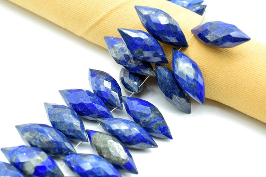 Lapis Lazuli 10x25mm dew drop faceted beads,Fancy Cut Dew Drop Foxtail Briolette,Foxtail Briolette,Gemstone Dew Drop Beads,Lapis Lazuli bead