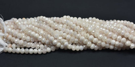 Natural Silverite Faceted 10mm beads,Silverite Rondelle Beads,Silverite Beads,Gemstone Loose Beads,Silverite Faceted Rondelle Bead,Silverite