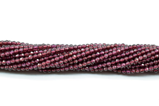 Natural Garnet Facete beads,AAA quality beads,Jewelry making beads,Semi Precious beads,Small rondlle beads,Tiny beads,red stone beads