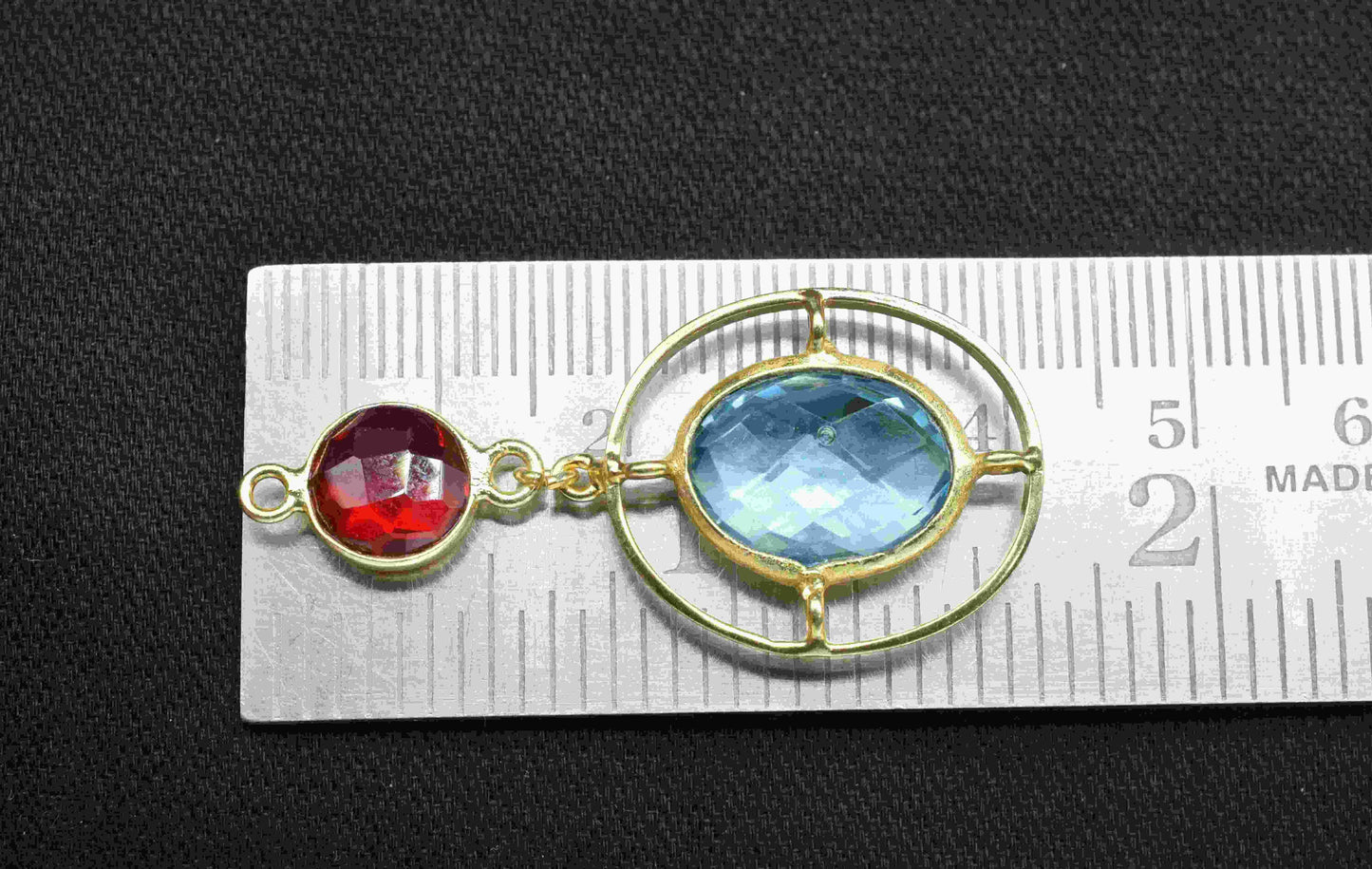 Multi Gemstone Component Pendants , Multi Stone Dangle Earrings , Earring Component Jewelry , Dangle pendant Charms , B'day Gift