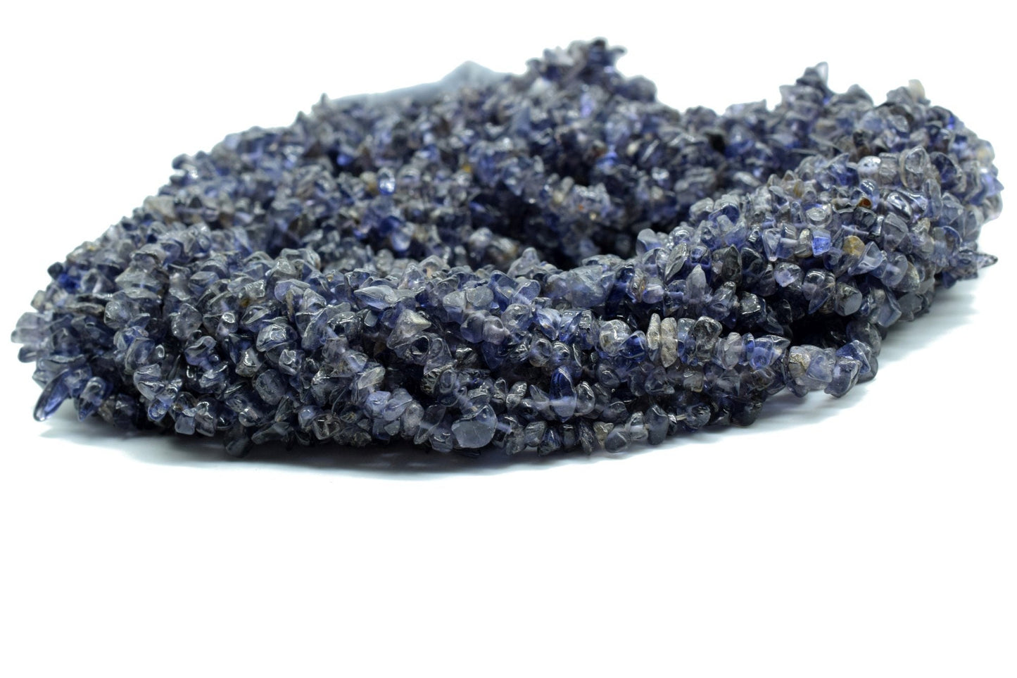 Natural Iolite Chip Beads Strand,Gemstone Chips,Jewelry Making Supply,Beading Supplies,Smooth Raw Gemstone Nuggets Chips,Iolite Uncut Beads