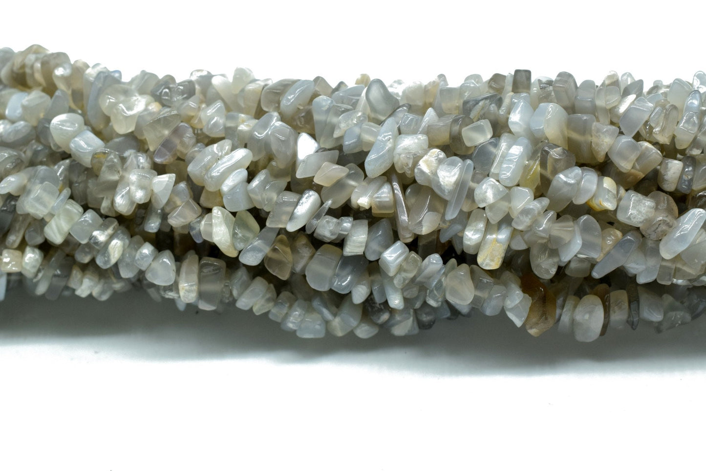 Grey Moonstone Chip Beads Strand,Genuine Natural Grey Moonstone Loose Beads Grade AA Pebble Chips Shape,Grey Moonstone chips pebble loose