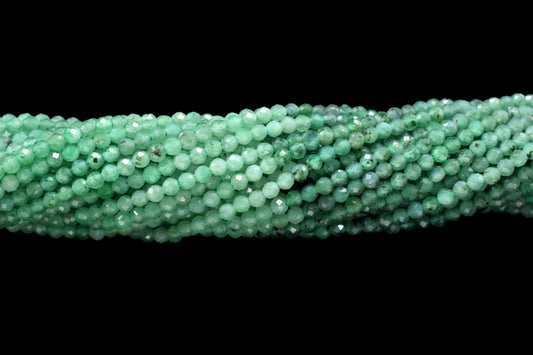 Natural Emerald Faceted 2mm Rondelle Beads,Gemstone Beads Strand,Emerald Shaded Beads,Micro faceted beads,Emerald Beads Strand Jewelry Gift
