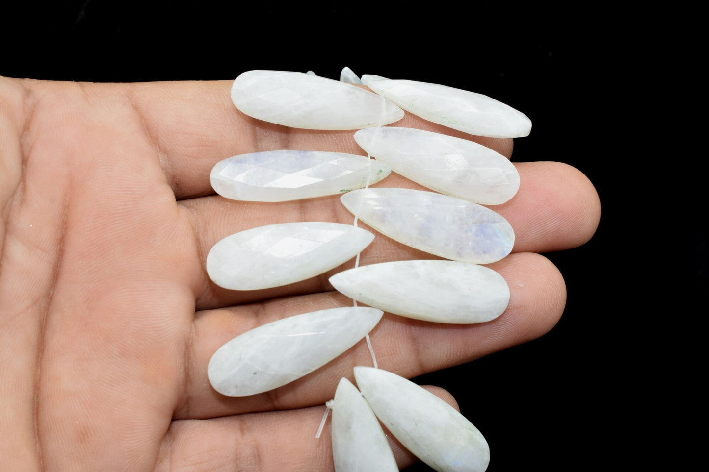 Moonstone Long drop 10x30mm Briolettes,Moonstone Briolette,Moonstone Tear Drop Briolettes,,Moonstone drops,Moonstone jewelry making beads