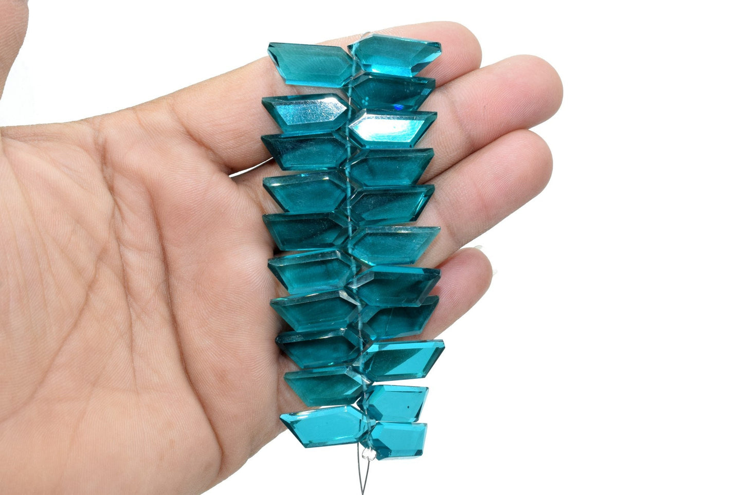 Neon Apatite Fancy shape briolette,Neon Apatite Briolette,Neon Apatite faceted bead,Gemstone Briolette,jewelry making supplies,Apatite stone