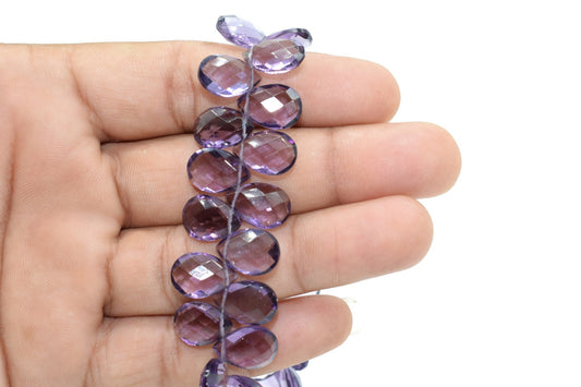 Amethyst Quartz 9x13mm briolette,Green Amethyst Quartz Faceted Almond Pear Beads,AAA Quality Green Amethyst Briolettes,9x13mm brioletts,bead