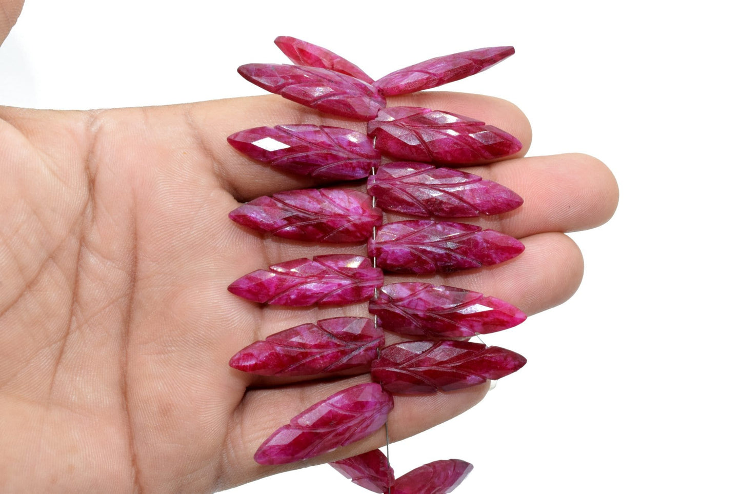 Natural Ruby 10x30mm carved Briolettes,,Gemstone Briolettes,Ruby Carved Briolettes, Ruby Carved Fancy Shape Briolette Beads,Ruby gemstones