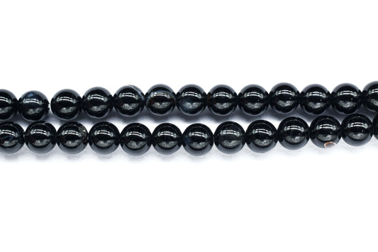 Black Onyx Smooth Gemstone Briolettes,Onyx Beads Strands Jewelry,Black Onyx Gemstone 6mm To 7mm Round Shape 15 Inch Beads Strands Jewelry