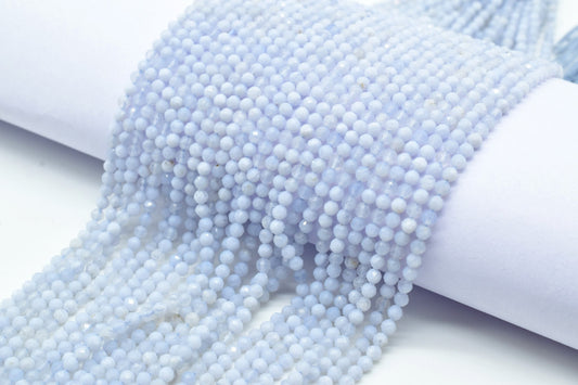 Natural Blue Opal AAA micro faceted beads,Jewelry Making Craft,Rondelle bead,Opal Jewelry Making Beads,2-2.5MM beads,Gemstone bead strand