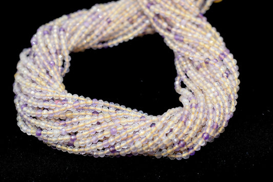 Purple Fluorite Faceted beads,Loose Beads for Jewelry Making,AAA Quality beads,Multi Fluorite beads,Gemstone Beads,13" rondlle beads Strand