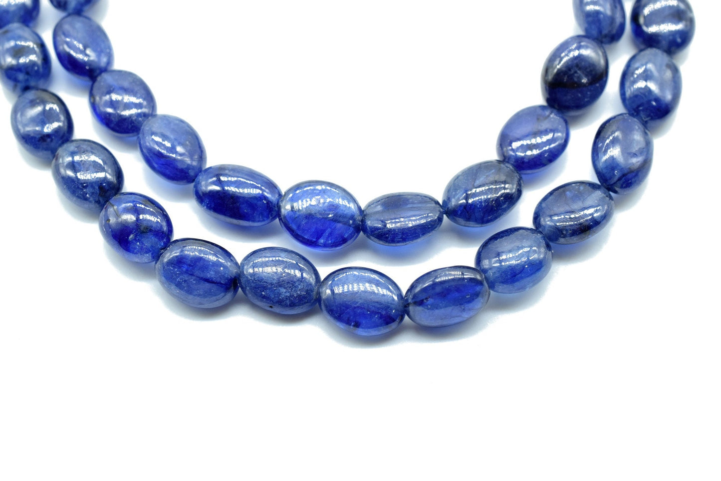 Blue Jade smooth oval nuggets Blue jade handmade Necklace Blue jade tumble Gemstones Pebble Beads,Blue jade beads