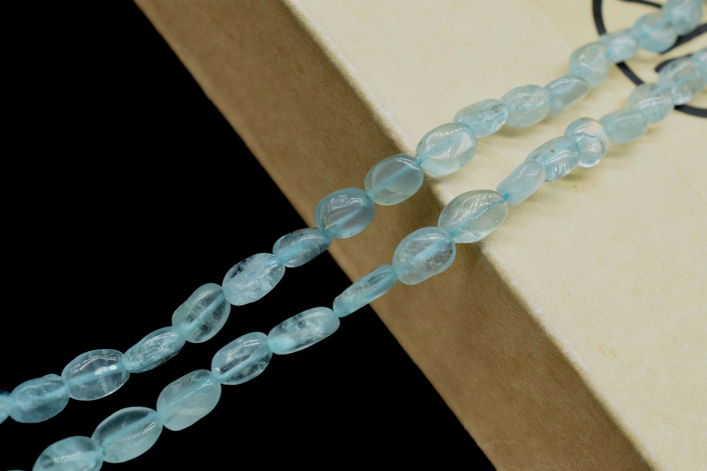 Sky Topaz Smooth Beads,Gemstone Oval Shape Beads,AAA Quality,Sky Topaz Jewelry Making Craft,Gemstone Nuggets beads,Sky Topaz Strands Jewelry