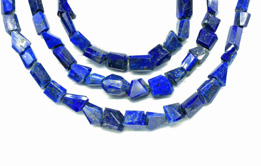 Natural Lapis Lazuli 6x8mm To 10x11mm Nuggets Beads Strand,Raw La,pis Lazuli Briolette Beads,Genuine Lapis Lazuli Loose Beads Pebble Chips