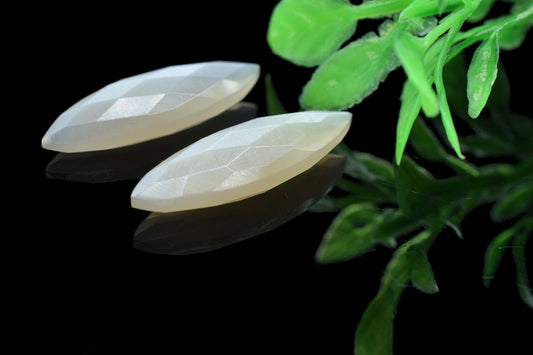 Chocolate Moonstone Briolette, 10x30mm Marquise Drops, Chocolate Moonstone briolettes, Chocolate Moonstone Faceted Marquise Shape Briolettes