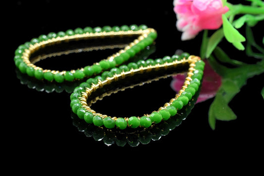 Emerald Quartz Beaded Earring Connector, Gemstone Wire Wrapped Components,Pendant Jewelry Connector,Finding Necklace,Emerald Beaded Jewelry,