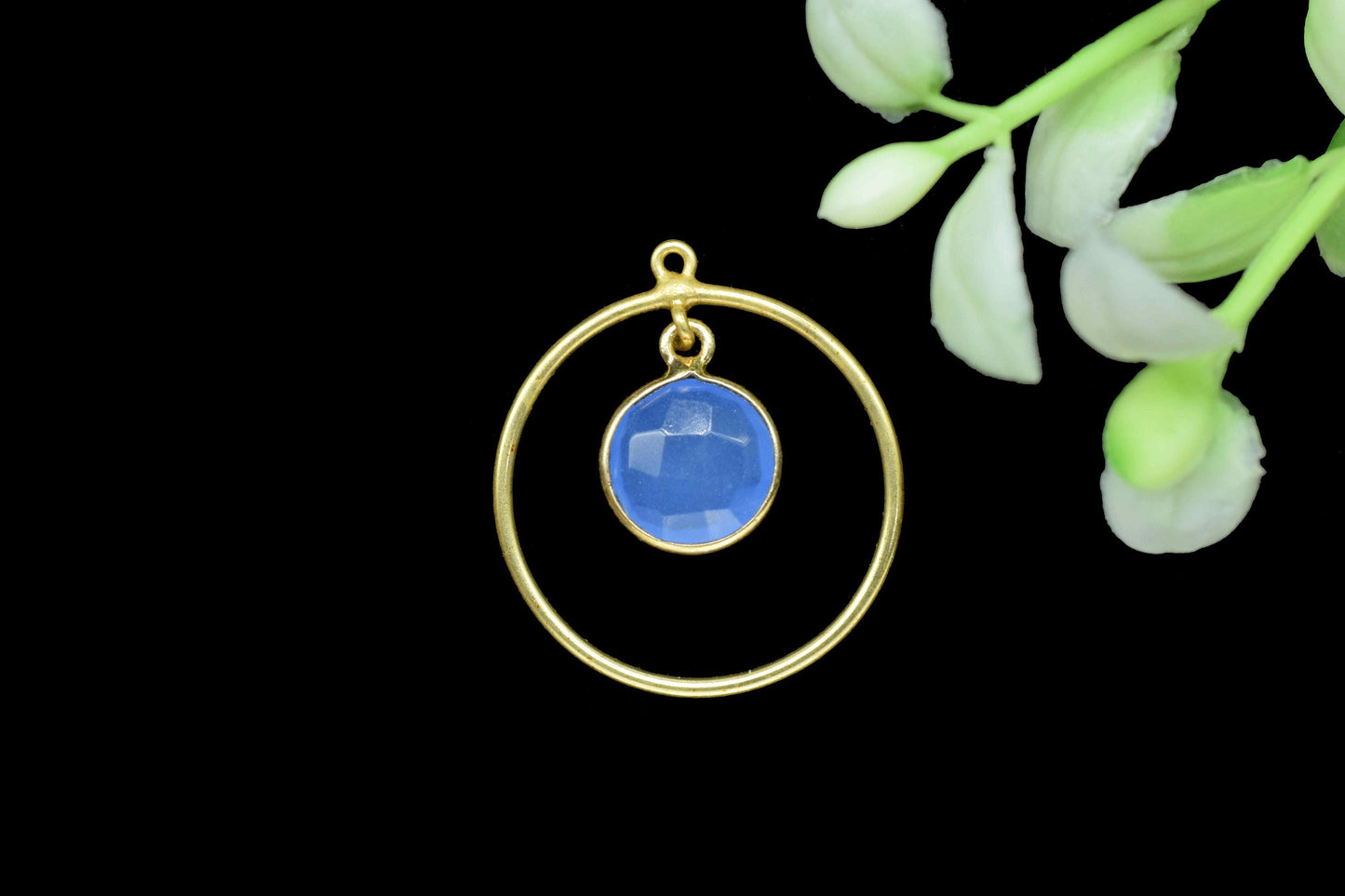 Components Dangle Earrings,Wedding Jewelry,Bridal Jewelry,Handmade Circle Bezel Pendant,Finding Round Pendants,Gemstone Components Pendant