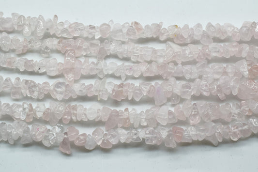 Rose Quartz Chip Beads Strand,Rose Quartz Chip Stretchy String, Beads,Rose Quartz Irregular Nugget Chips Beads,gemstones uncut chips beads