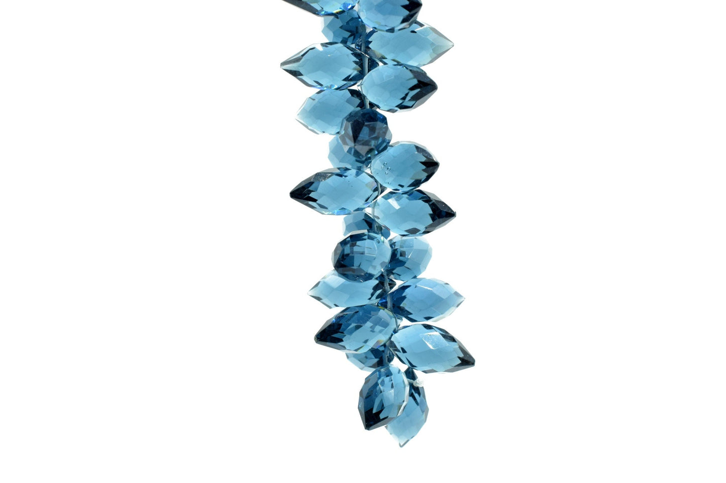 Natural Kyanite 7x14mm dew drope faceted beads,Kyanite Briolettes,AAA Quality Drops,Kyanite Dew Drop,Faceted Dew Drop,Dew Drop Briolettes