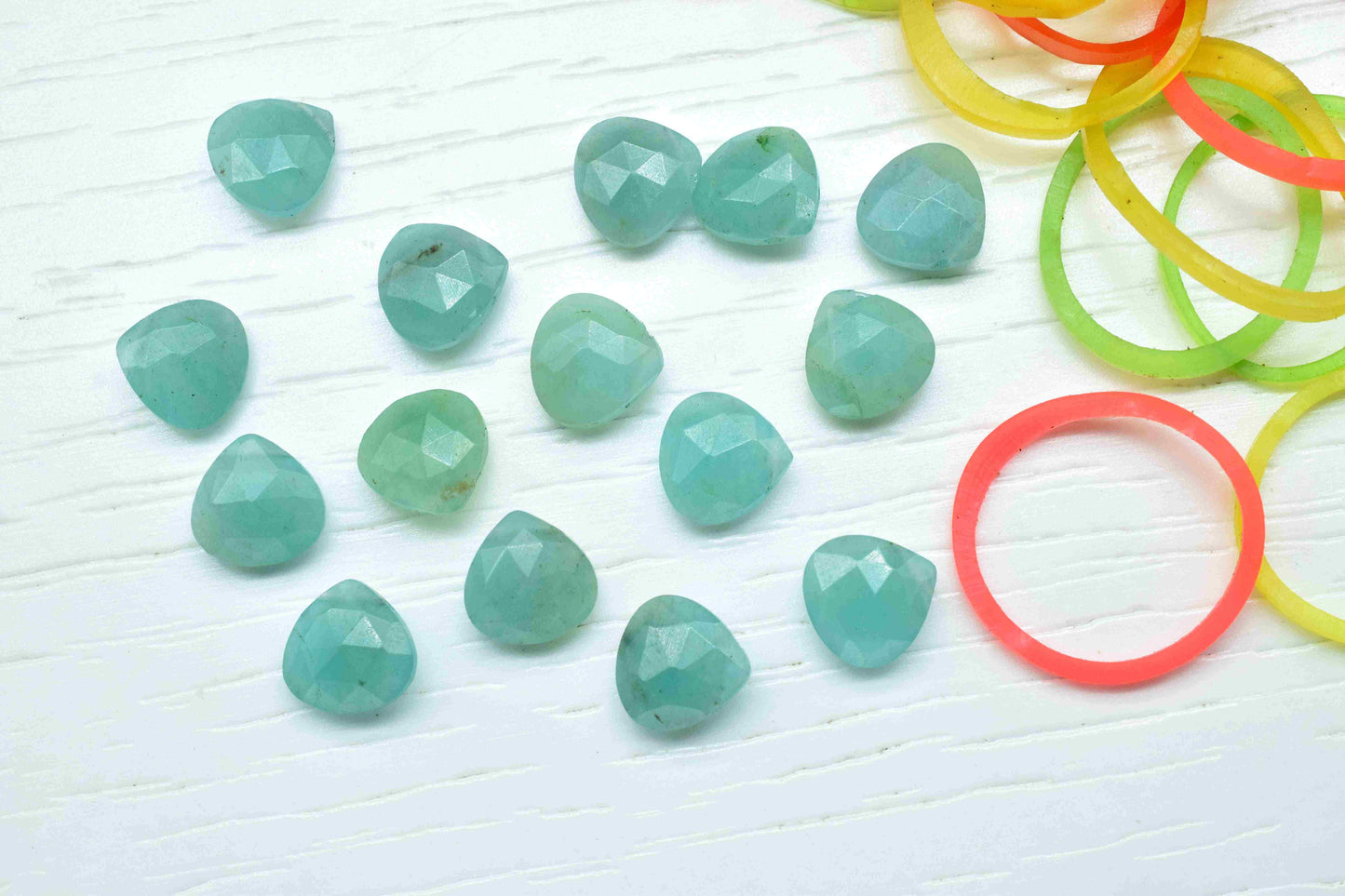 Amazonite Faceted 10mm Heart Shape Bead,Amazonite Faceted Heart Bead,Gemstone Bead,Amazonite Faceted Briolettes,Gemstone Heart Shape Jewelry