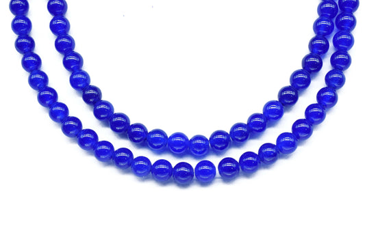 Blue Jade Smooth Gemstone 6mm To 7mm Round Shape Briolettes,Blue Jade Gemstone 15 Inch Beads Strands Jewelry,Blue Jade Strands Jewelry,Gift