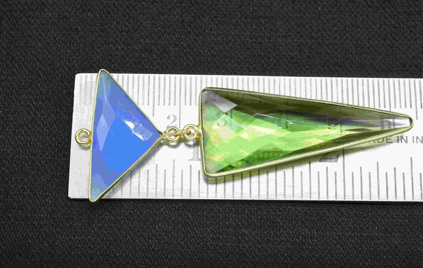 Blue Chalcedony Pendant Charms , Peridot Earring Component , Multi Gemstone Dangle Earring , Component Jewelry , B'day Gift