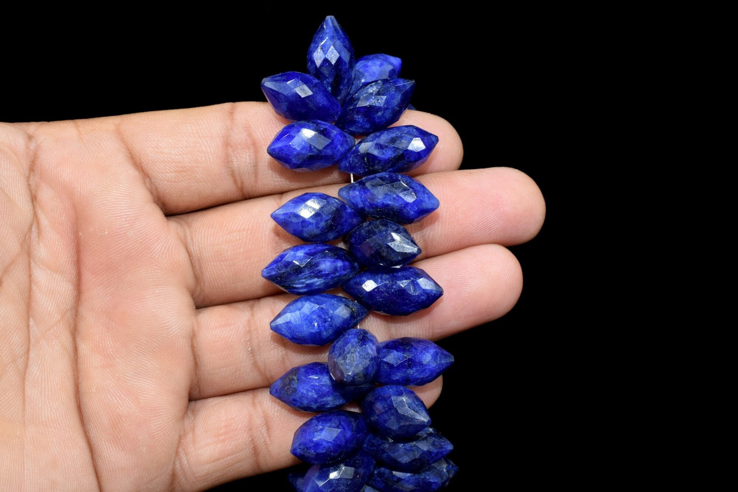 Sapphire 10x20mm dew drop faceted beads,Fancy Cut Dew Drop Foxtail Briolette,Foxtail Briolette,Gemstone Dew Drop Bead,Sapphire drops,jewelry