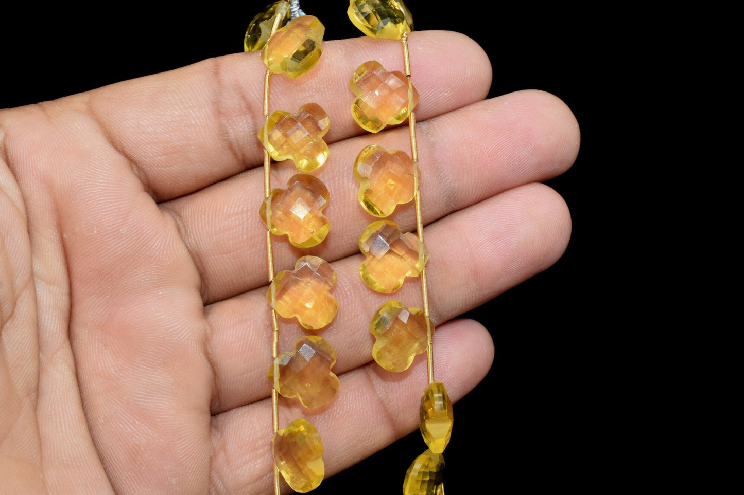 Citrine Fancy faceted Handmade Carved briolettes,Orange Color Carved Briolette,Carved Briolettes,hand carving beads,Side drilled briolettes