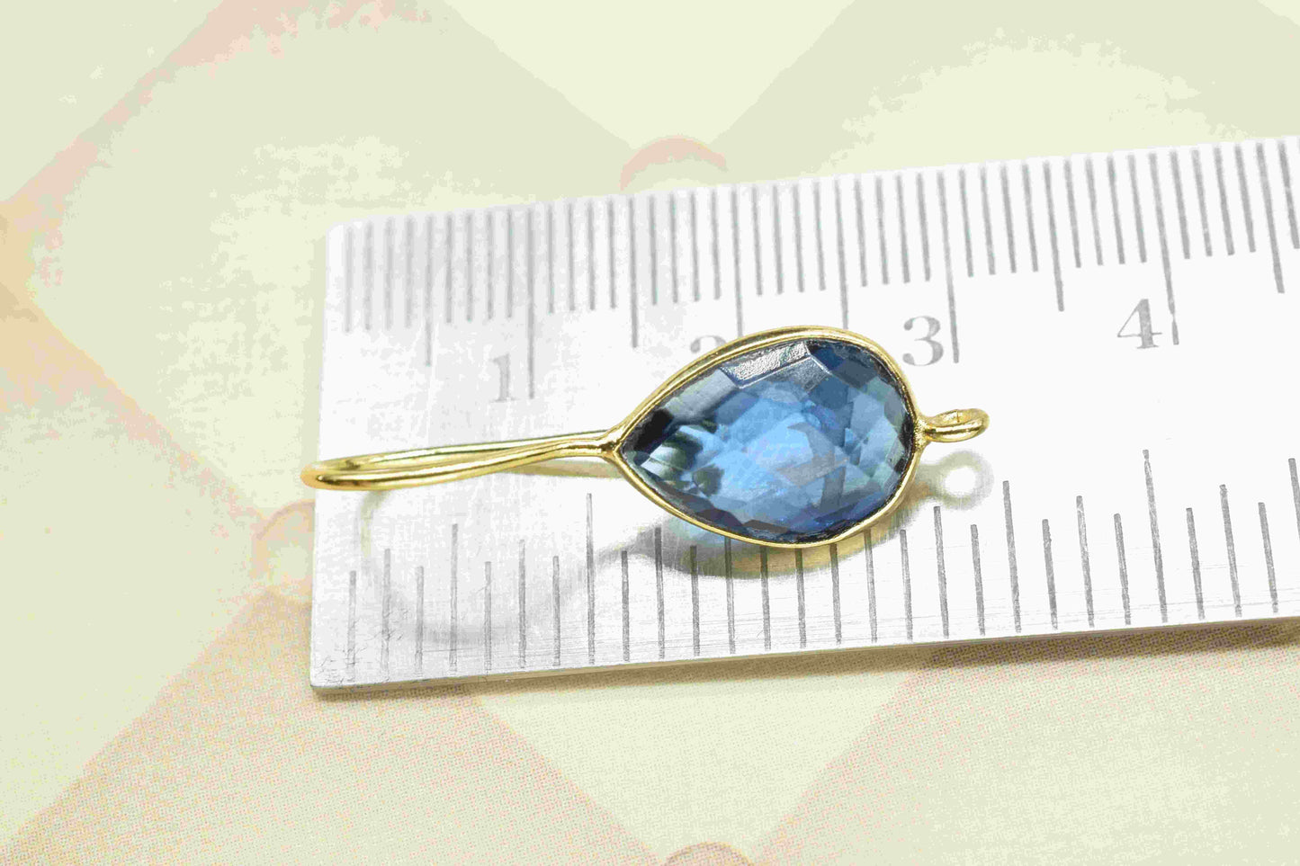 Kyanite Gemstone Components, 9x13mm Kyanite Earrings, Kyanite Gemstone Teardrop Shape Component,Finding Earring Item,Jewelry Making Supplies