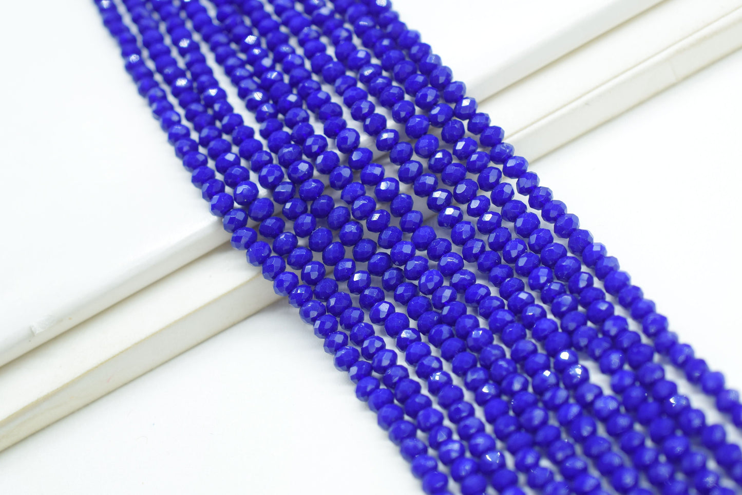 Blue Sapphire 3.50mm Faceted Beads,Jewelry Making beads,Blue Gemstone Wholesale Beads supplier,Blue Sapphire Quartz Beads,Blue Quartz Beads