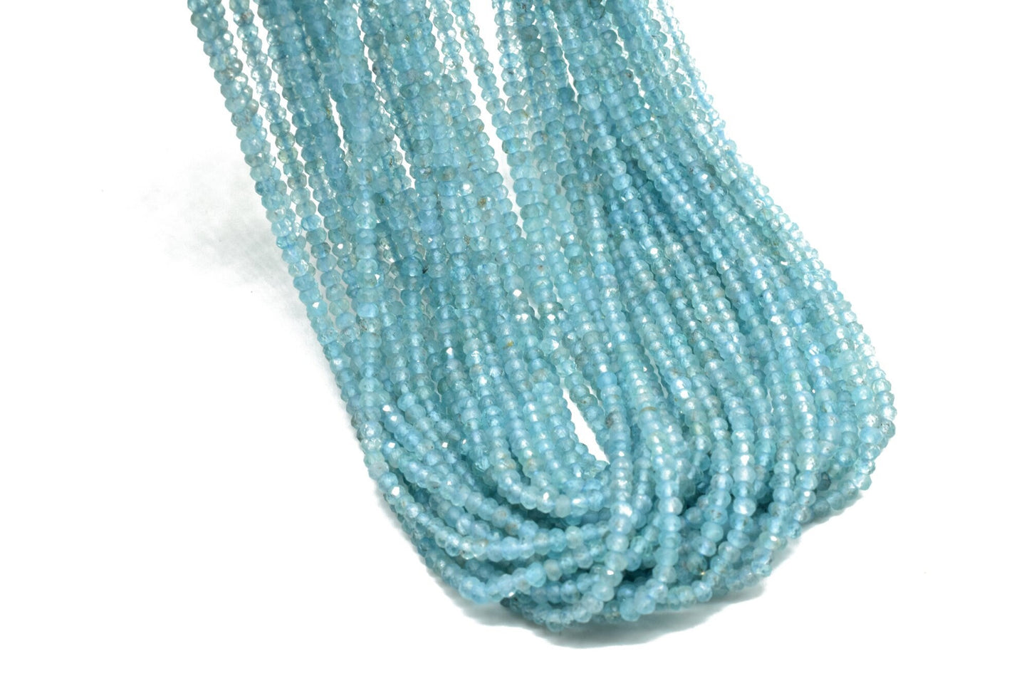 3mm Apatite Beads,Rondelle Faceted Beads,AAA Quality beads,Jewelry Making beads,Semi Precious Beads,sky blue Apatite beads,13'' beads strand