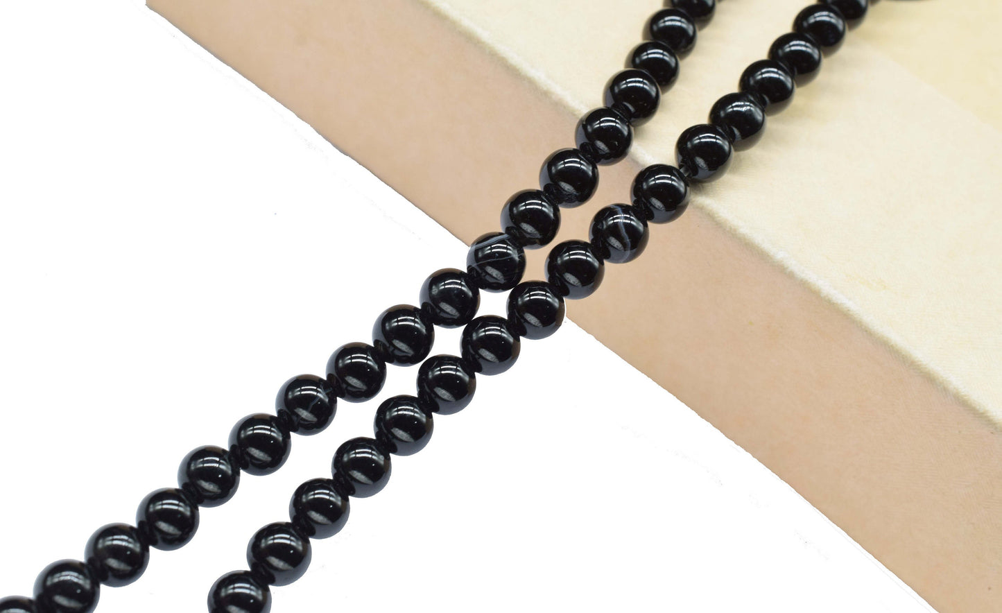 Black Onyx Smooth Gemstone Briolettes,Onyx Beads Strands Jewelry,Black Onyx Gemstone 6mm To 7mm Round Shape 15 Inch Beads Strands Jewelry