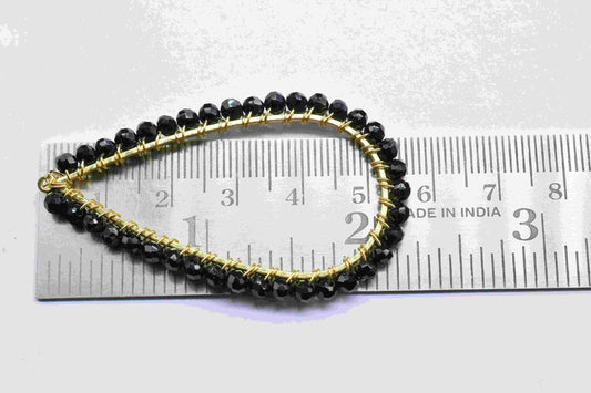 Blue Agate Beaded Earring Connectors, Gemstone Wire Wrapped Pendant Jewelry,Wired Beads Pendants,Handmade Earrings,Dangle Earring Components