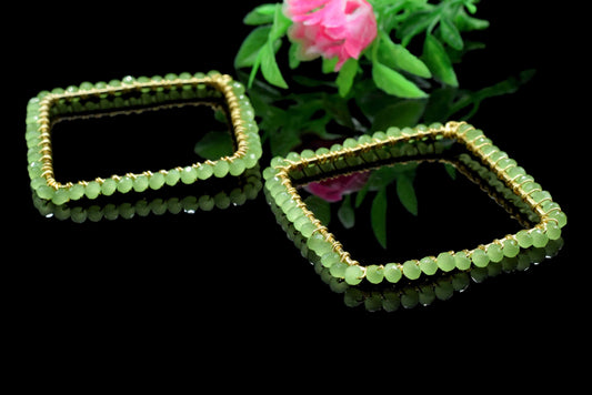 Prehnite Beaded Earring Connector,Gemstone Wire Wrapped Components,Dangle Earring Component,Finding Necklace,Pendant Jewelry Connectors,