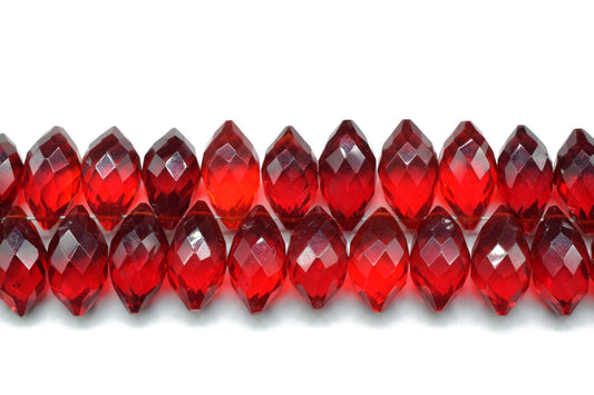 Garnet 8x14mm dew drope faceted beads,Garnet Briolettes,AAA Quality Drops,Garnet Dew Drop,Faceted Dew Drop,Garnet Dew Drop Briolettes beads
