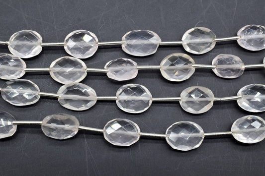 Rose Quartz Oval Shape briolettes,Rose Quartz Vertical Top Drilled briolette,Rose Quartz Faceted Oval Briolettes,Rose Quartz beads,briolette