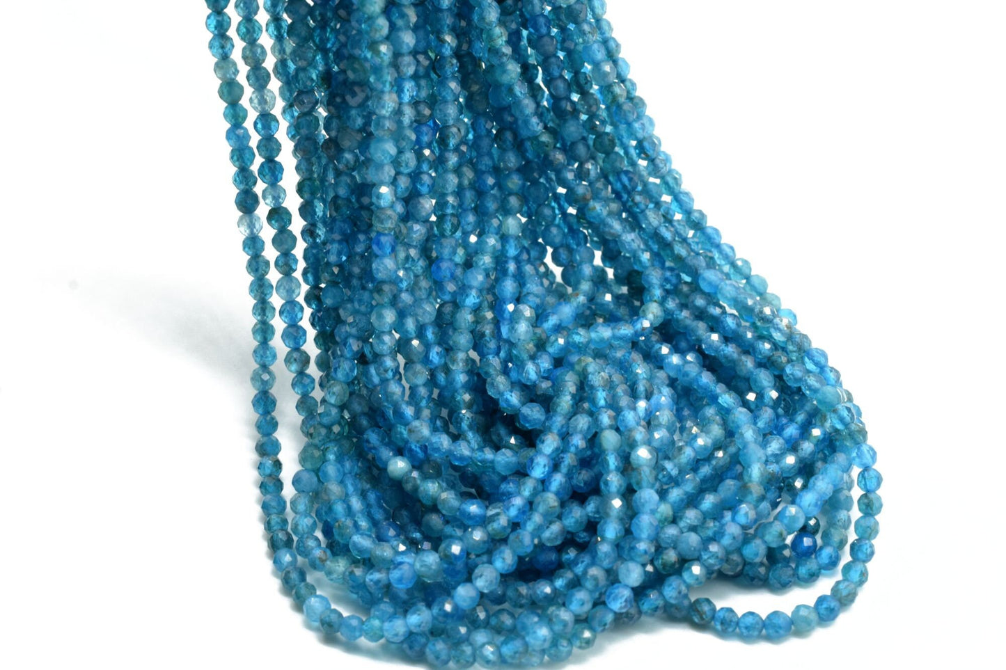 Neon Apatite Rondelle Gemstone Beads,3 mm 13 Inches Strand Bead,Apatite faceted beads,Jewelry Making beads,AAA Quality beads,Gemstone Beads