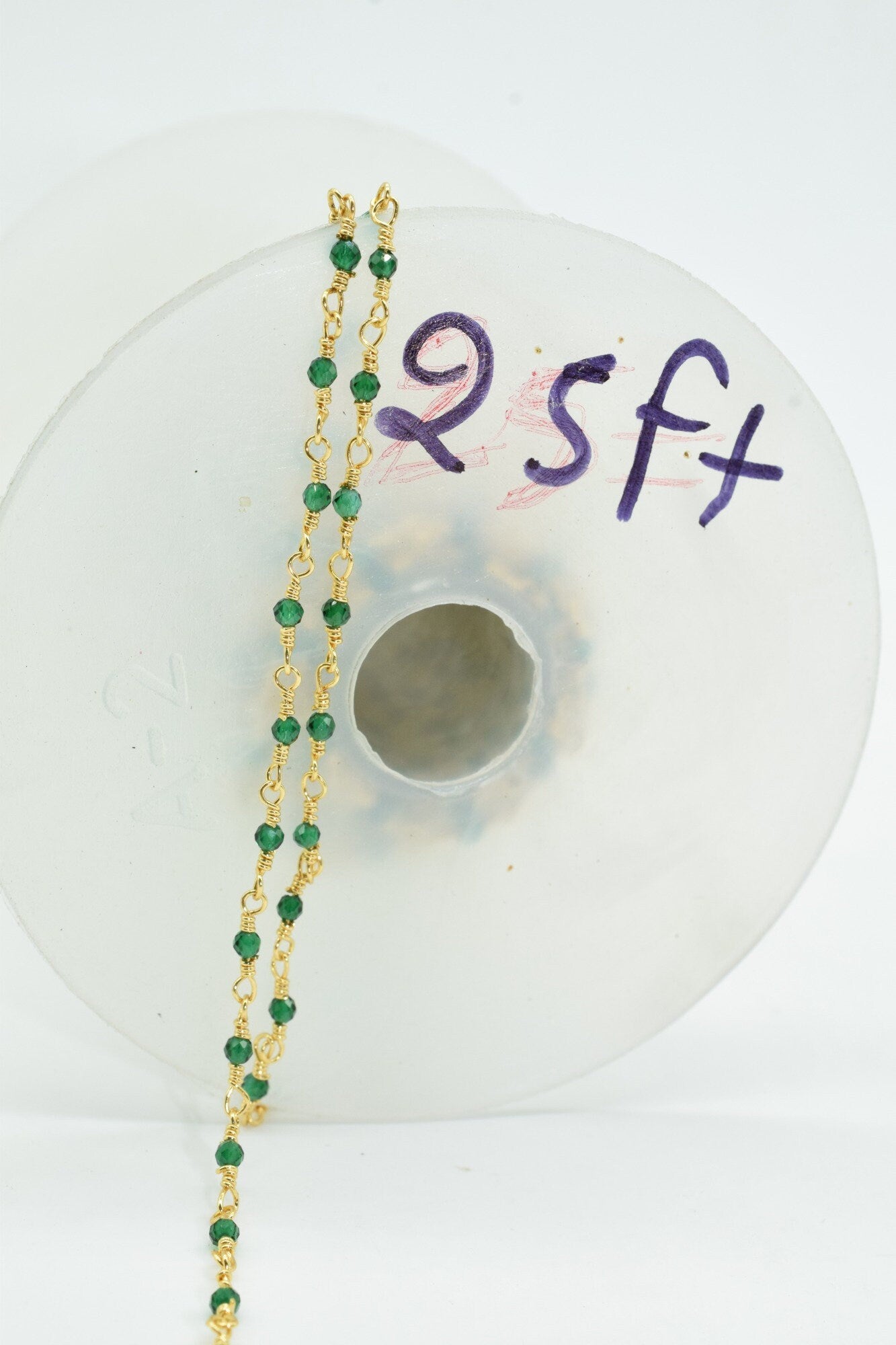 Green Onyx 2mm Rosary Beaded Chain,Green Onyx Faceted Beads Wire Wrapped Chain,Brass chains,Jewelry Making Chains,2mm Beaded Chain Jewelry