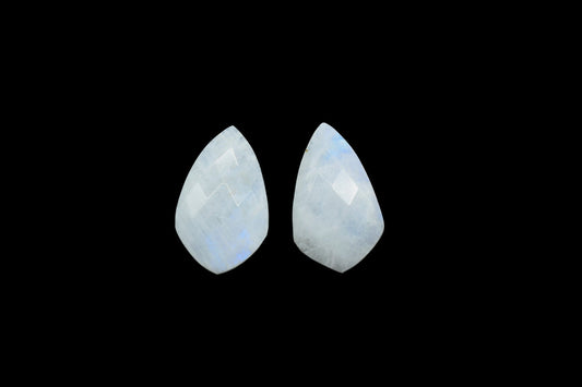 Rainbow Moonstone Faceted Fancy Pear Shape Briolettes,12x20mm Fancy Pear Beads,Moonstone Fancy Beads,Moonstone Briolettes,Fancy Faceted bead