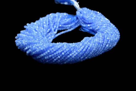 Tanzanite AAA Faceted beads/Tanzanite Stone Beads/Rondelle Beads/Jewerly Making Beads/Micro Cut Beads/Loose Gemstone Beads/Wholesale Bead