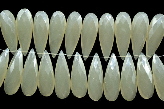 Grey Moonstone Long drop 10x30mm Briolettes,Grey Moonstone Briolette,Grey Moonstone Tear Drop Briolette,,Grey Moonstone drops,Grey Moonstone