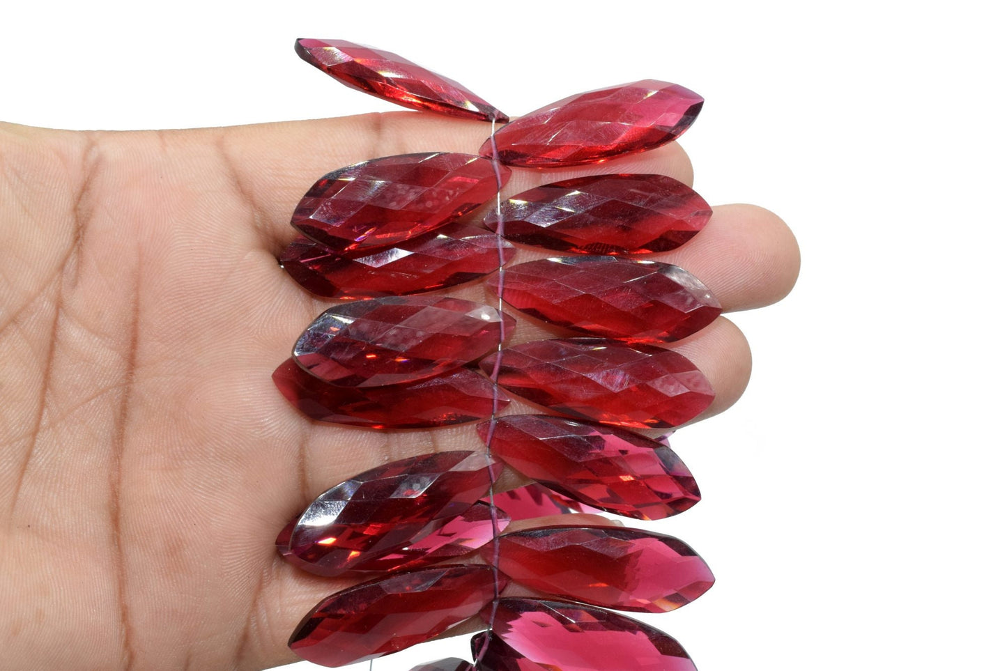 Pink Tourmaline Finest AAA Quality Faceted Briolettes,Tourmaline briolettes for making jewelry,Tourmaline beads.Tourmaline calibrated stones