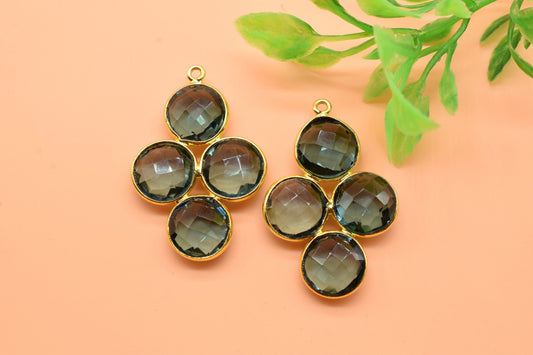 Kyanite jewelry component,Kyanite Jewelry,Gemstone Component,Jewelry Making Supply,,Attached Bezel Pendant,Bezel Components,Kyanite Pendant