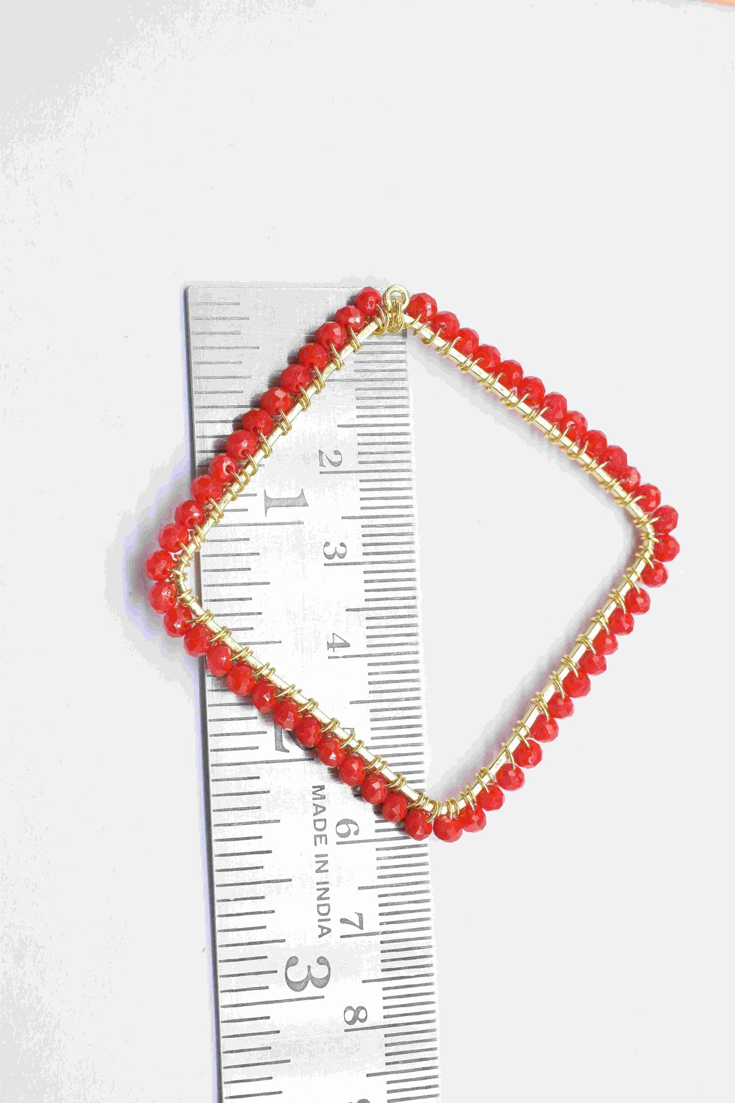 Red Coral Beaded Earring,Gemstone Components,Handmade Earring,Dangle Earring Components,Findings Earring Components-Pendant Necklace,Gift