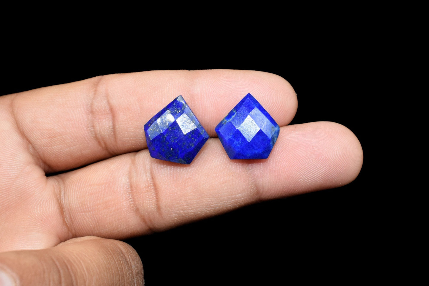 Natural Lapis Lazuli Faceted Briolettes,15mm Fancy Faceted Beads,Lapis Briolette,Designer Bead,Lapis Lazuli Jewelry Beads,Fancy Faceted bead