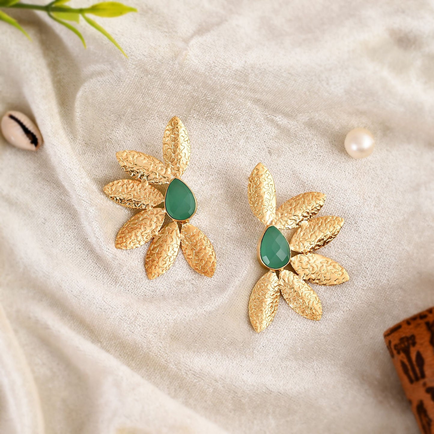 Gemstone Aqua Chalcedony Earring/Gold Plated Earring/Gold Plated Earring/Bridal Earring/Aqua Earring/Handmade Earring/Boho Earring/Gift