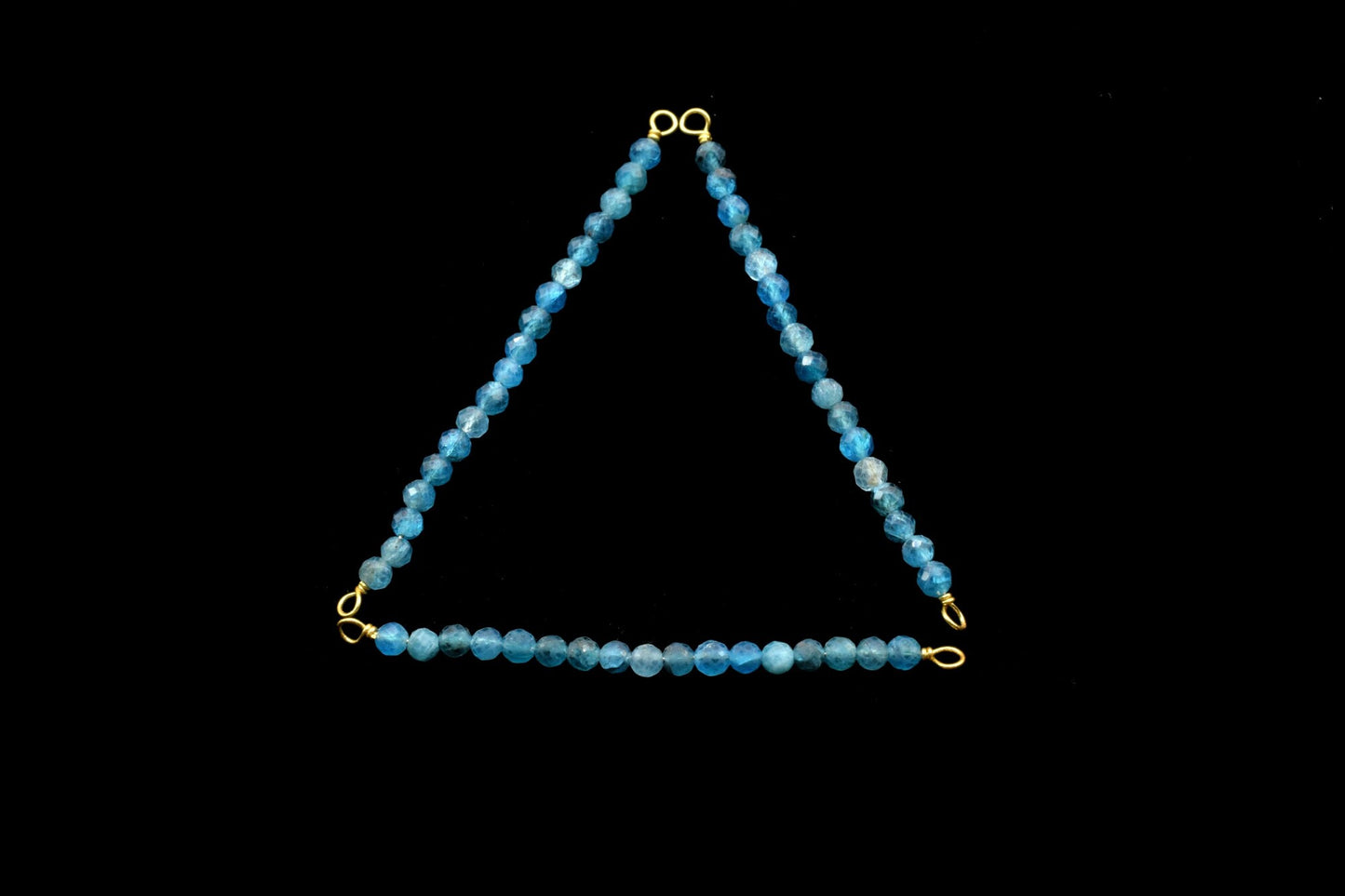 Neon Apatite Bar Pendant,Birthstone Pendant,small layering choker,Gemstone Beaded Pendant,Necklace Connector,Simple Necklace Pendant,B'Gift