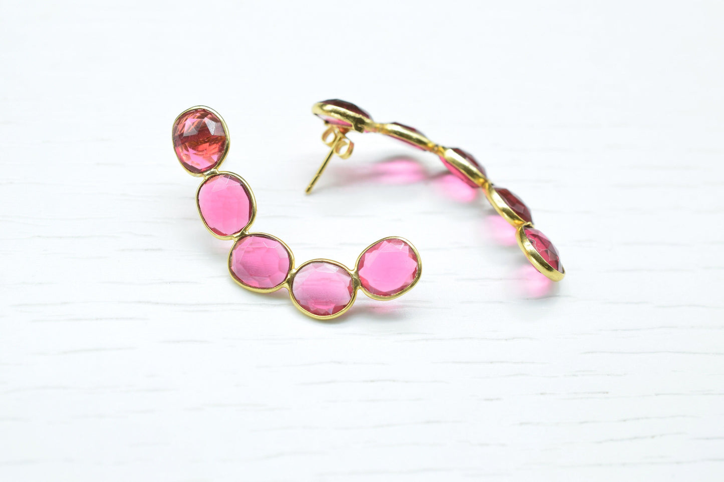 Pink Tourmaline Earring/Gemstone Earring/Bridal Jewelry Earring/Women Earring/Handmade Earring/Bridesmaid earring/Tourmaline Earring/Gift