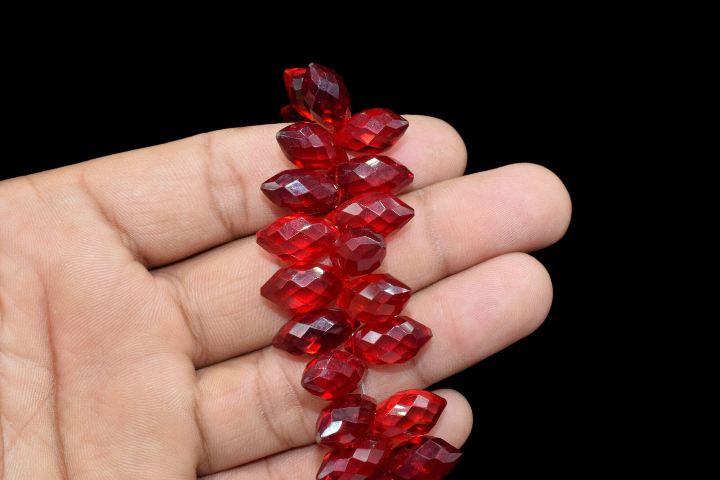 Garnet 8x14mm dew drope faceted beads,Garnet Briolettes,AAA Quality Drops,Garnet Dew Drop,Faceted Dew Drop,Garnet Dew Drop Briolettes beads
