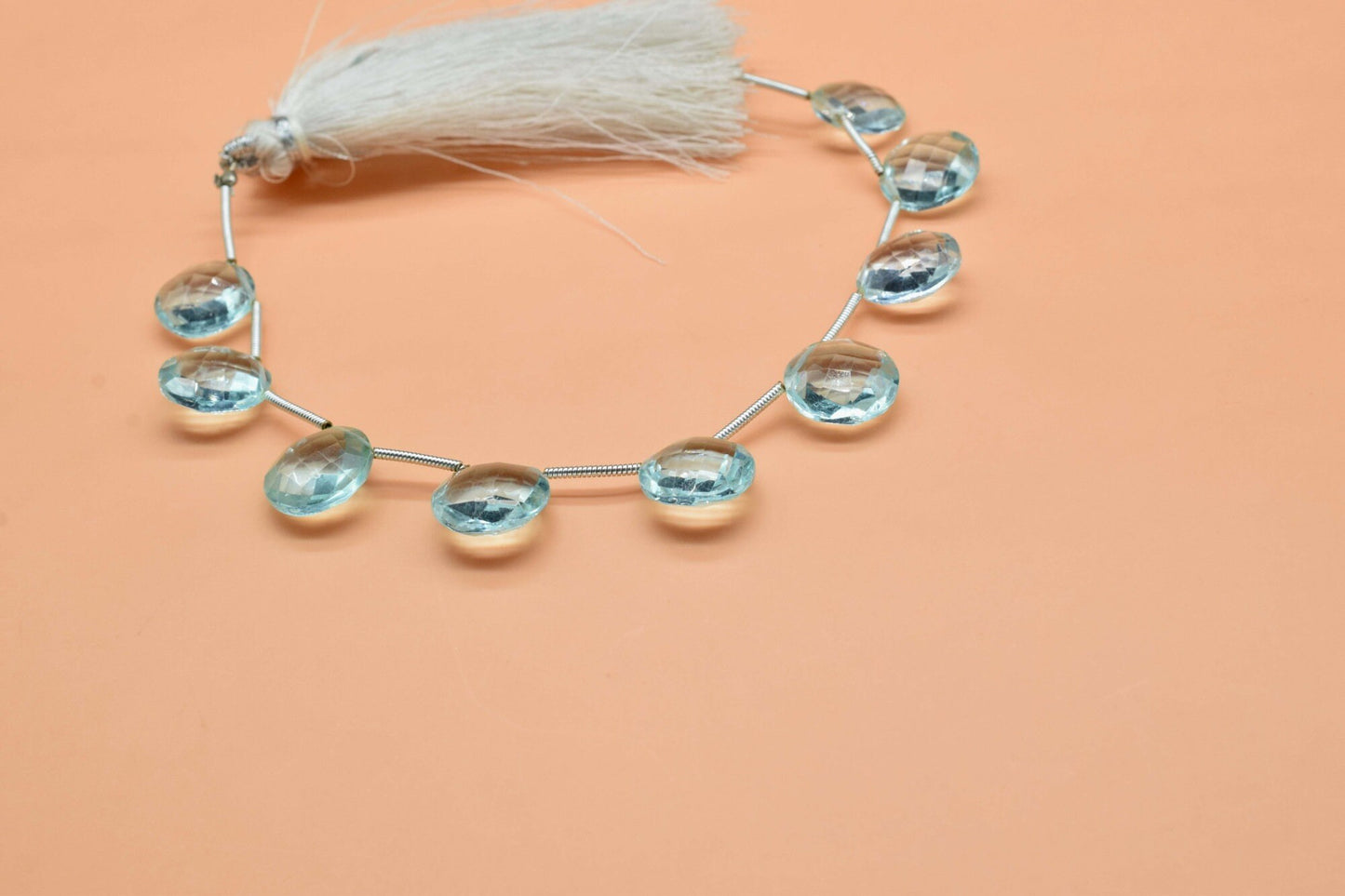 sky Topaz coin Faceted Beads,sky Topaz 12mm coin Briolettes,sky Topaz round Beads,12mm coin Briolettes Beads,wholesale beads,gemstone,craft